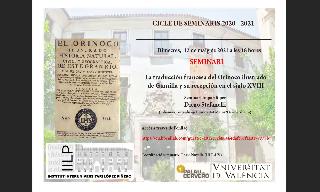 Imagen de la portada del video;Seminario: “La traducción francesa del Orinoco ilustrado de Gumilla y su recepción en el siglo XVIII”